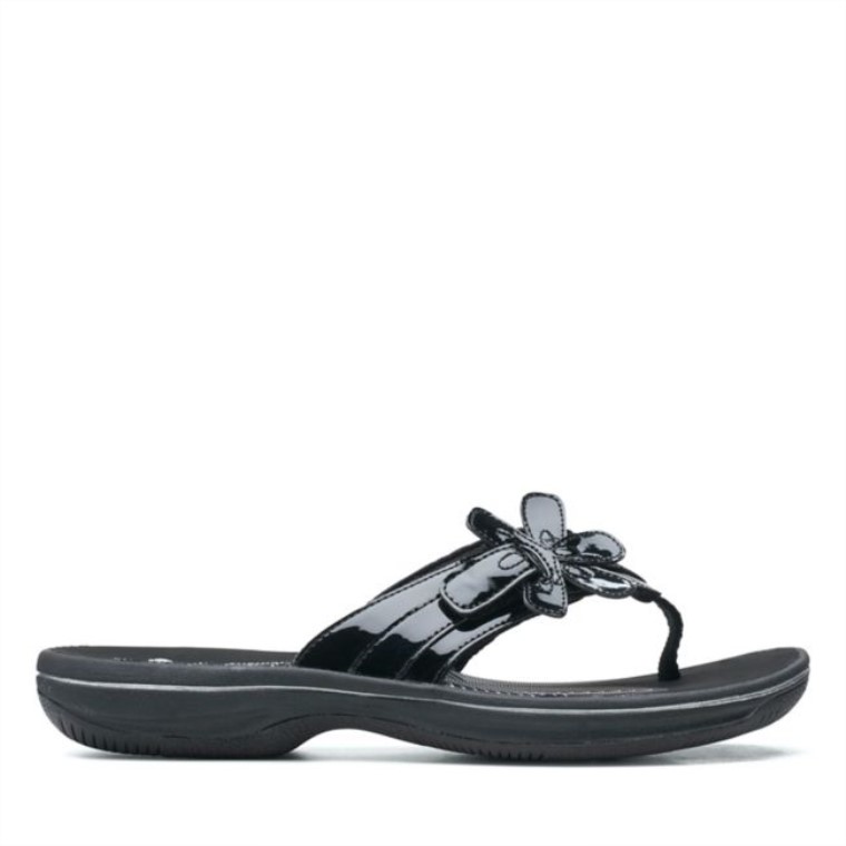 Charol Negro Brinkley Flora Charol Negro Clarks