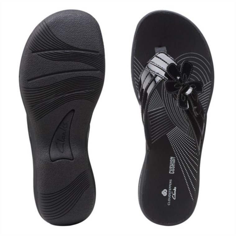 Charol Negro Brinkley Flora Charol Negro Clarks