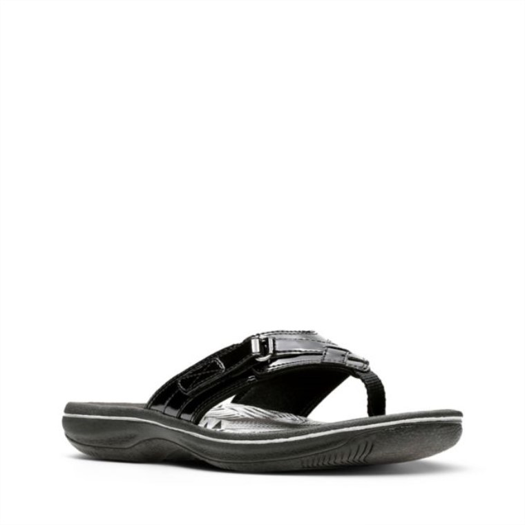 Charol Negro Clarks Brisa Marina Charol Negro