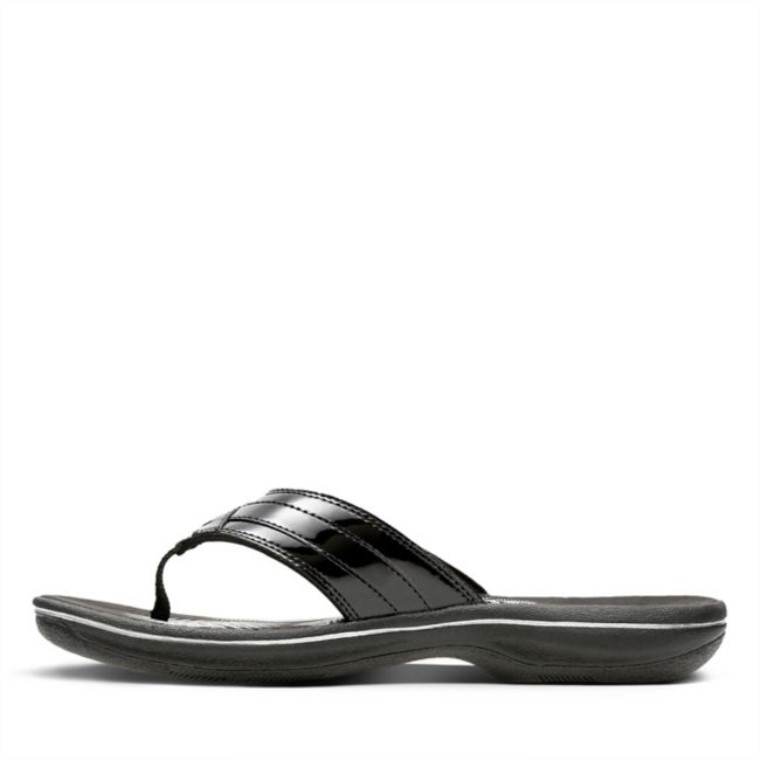 Charol Negro Clarks Brisa Marina Charol Negro