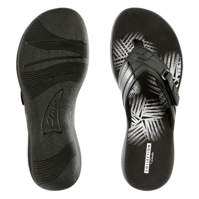 Charol Negro Clarks Brisa Marina Charol Negro