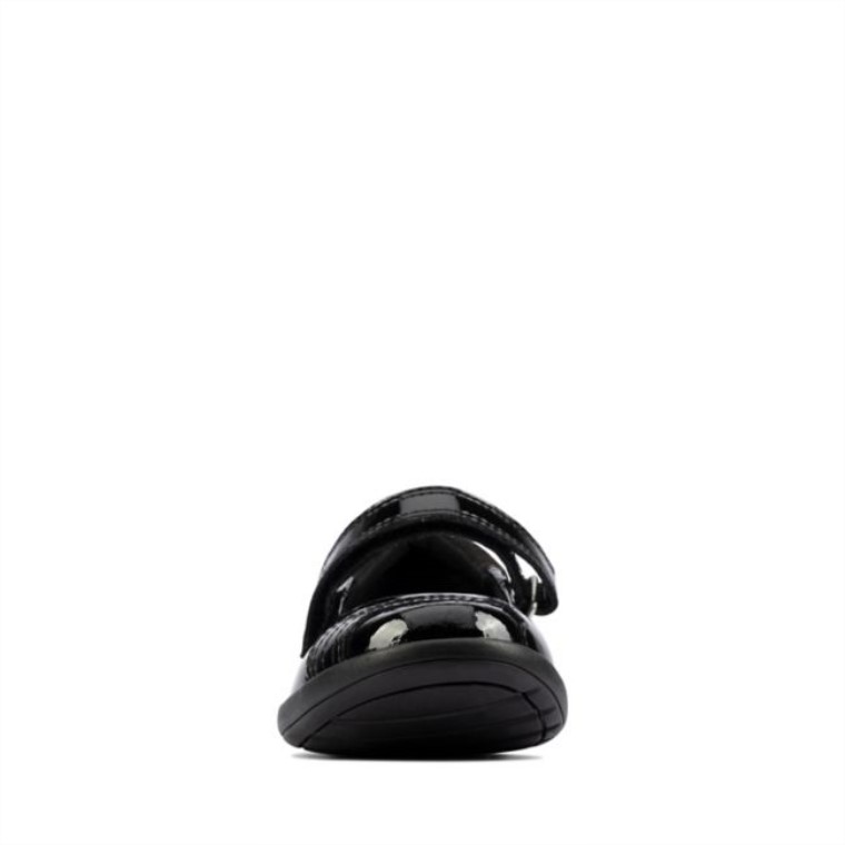Charol Negro Clarks Etch Beam Kid Charol Negro