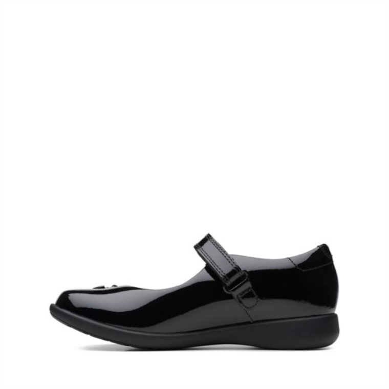 Charol Negro Clarks Etch Mist Kid Charol Negro