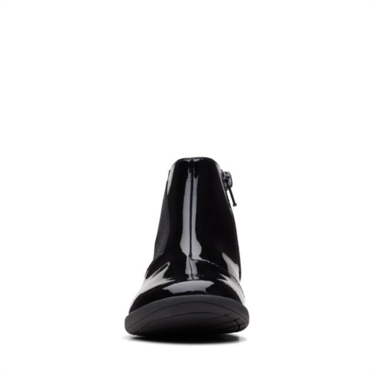 Charol Negro Clarks Etch Trail Charol Negro Más Antiguo