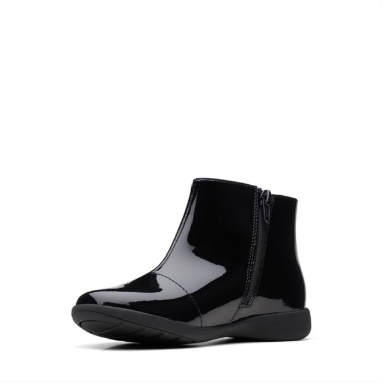 Charol Negro Clarks Etch Trail Charol Negro Más Antiguo