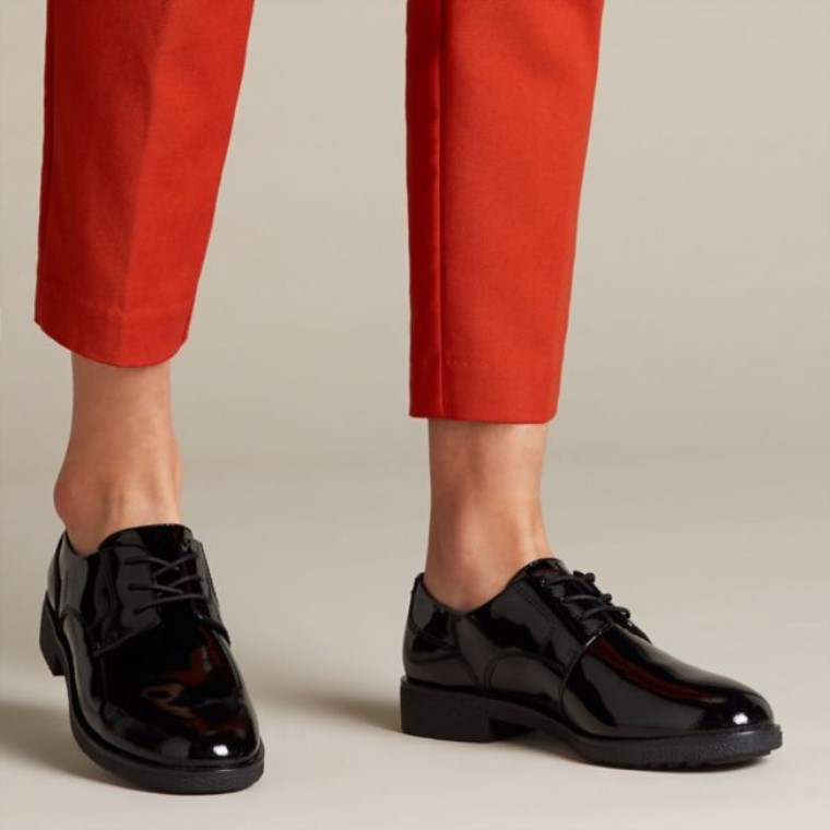 Charol Negro Clarks Griff Lane Charol Negro