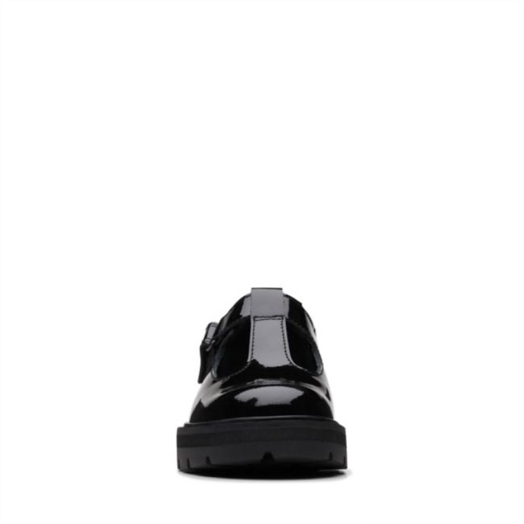 Charol Negro Clarks Prague Brill Kid Charol Negro