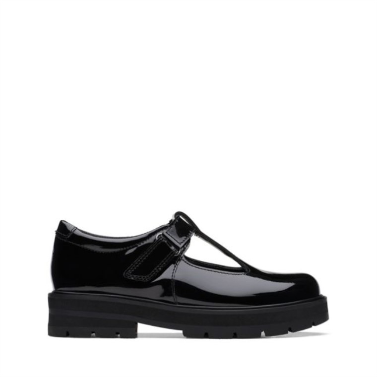 Charol Negro Clarks Prague Brill Viejo Charol Negro