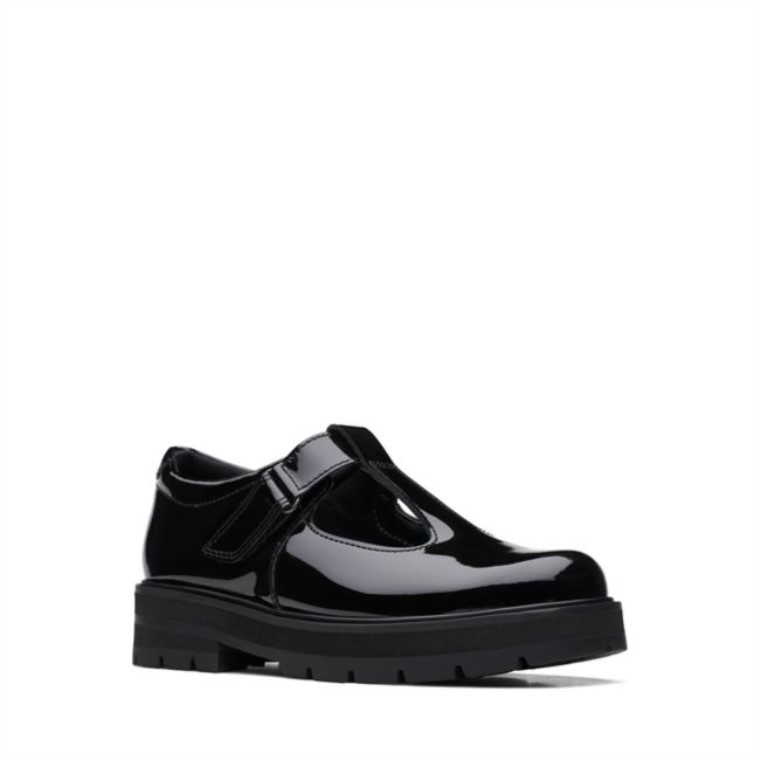 Charol Negro Clarks Prague Brill Viejo Charol Negro