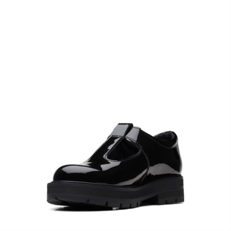 Charol Negro Clarks Prague Brill Viejo Charol Negro