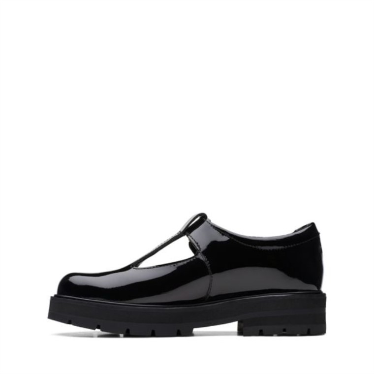 Charol Negro Clarks Prague Brill Viejo Charol Negro