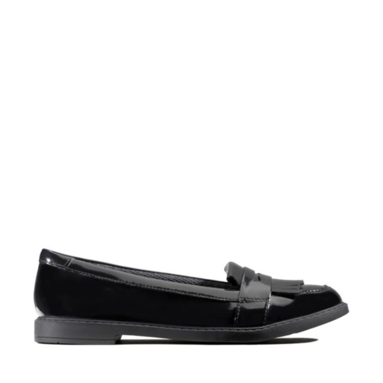 Charol Negro Clarks Scala Bright Juventud Charol Negro