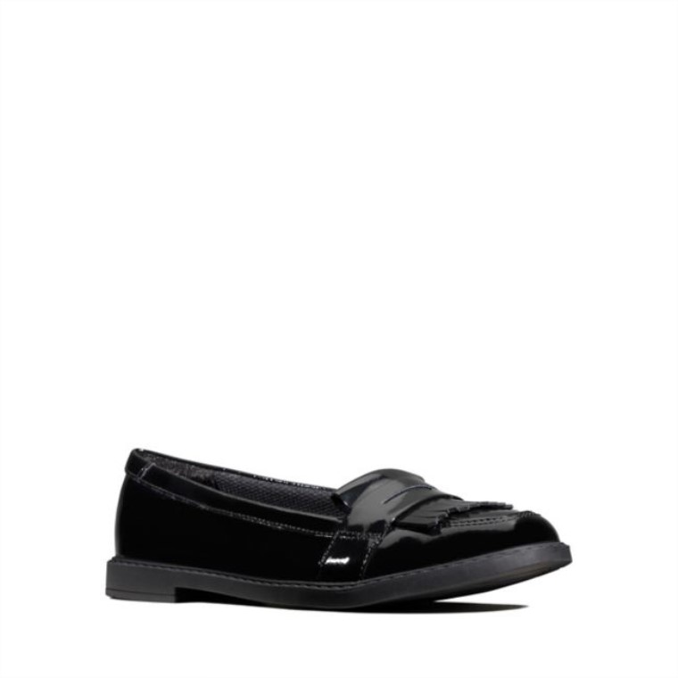 Charol Negro Clarks Scala Bright Juventud Charol Negro