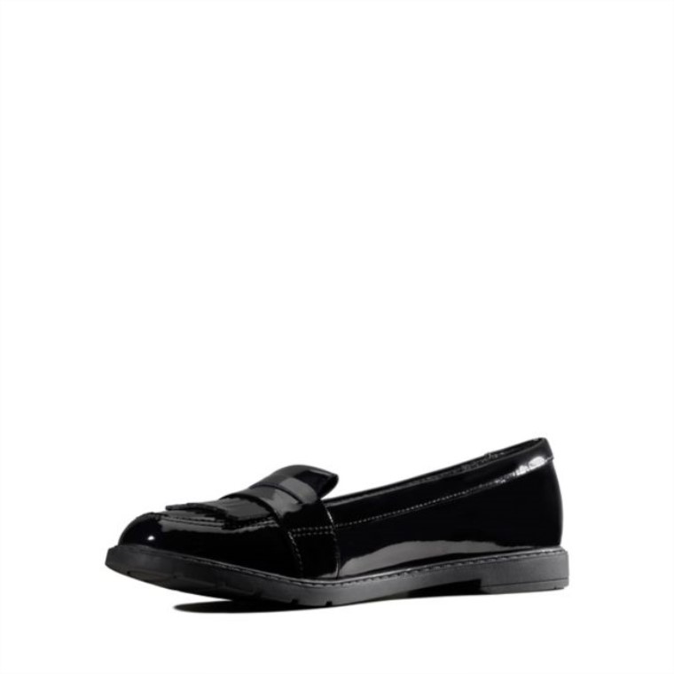 Charol Negro Clarks Scala Bright Juventud Charol Negro