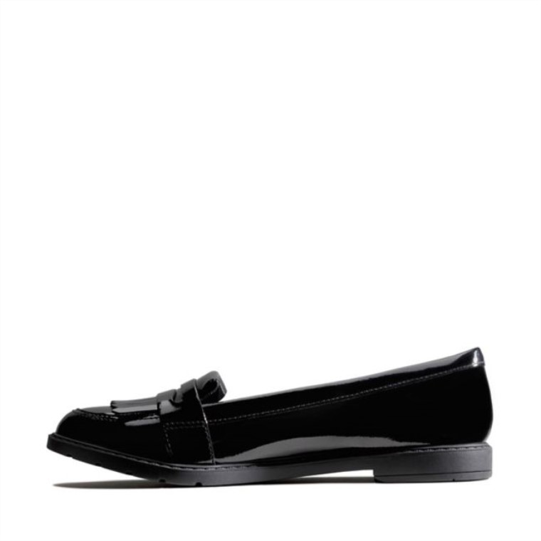 Charol Negro Clarks Scala Bright Juventud Charol Negro