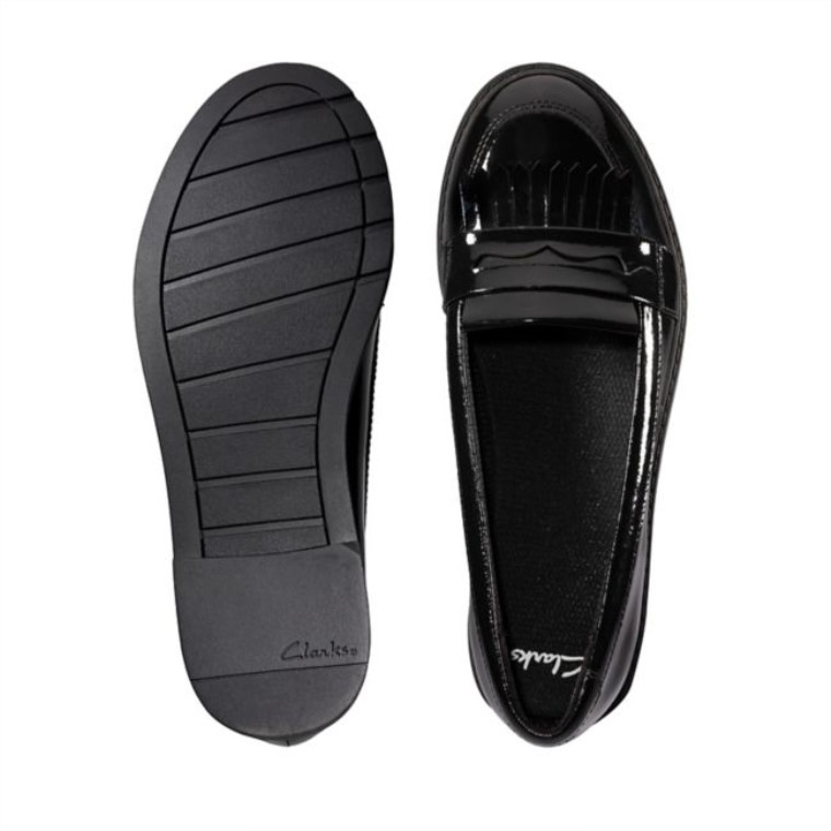 Charol Negro Clarks Scala Bright Juventud Charol Negro
