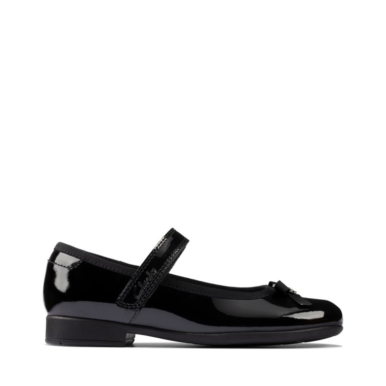 Charol Negro Clarks Scala Spark Kid Charol Negro