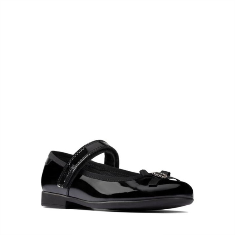 Charol Negro Clarks Scala Spark Kid Charol Negro