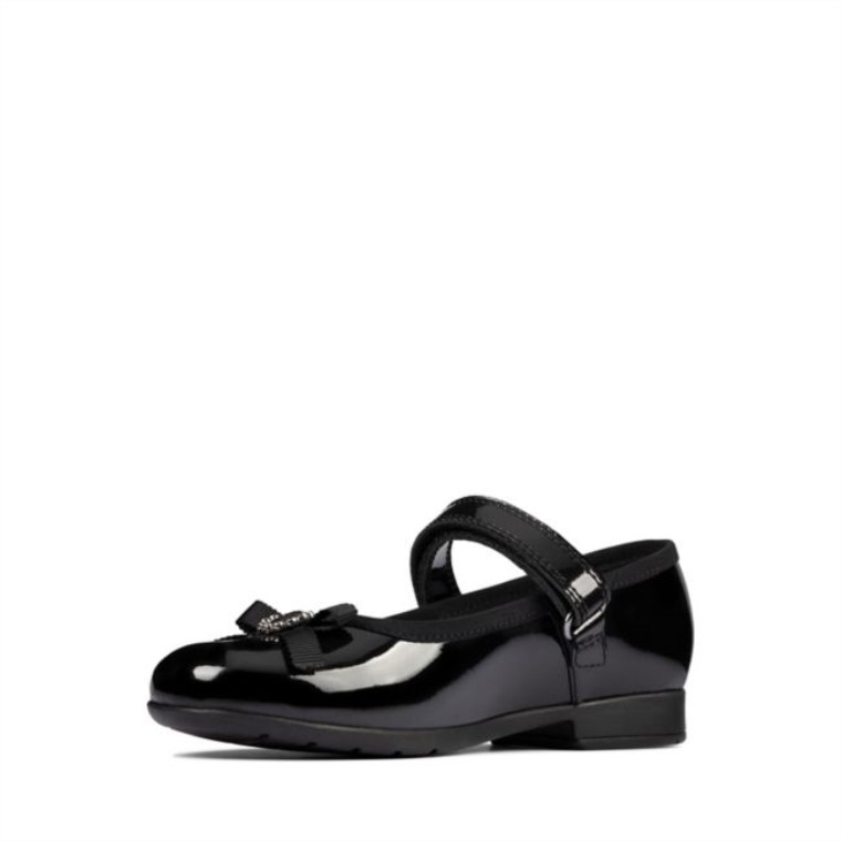 Charol Negro Clarks Scala Spark Kid Charol Negro