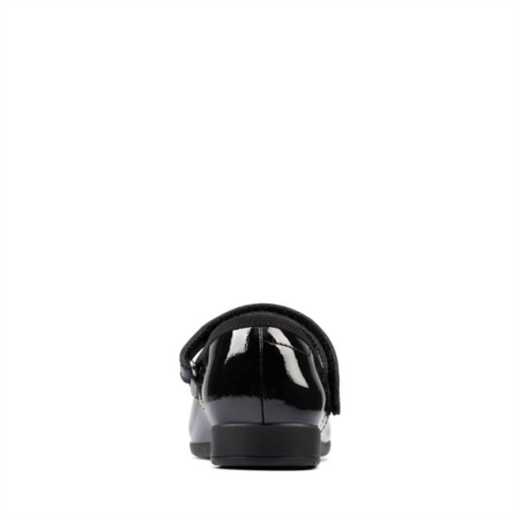 Charol Negro Clarks Scala Spark Kid Charol Negro