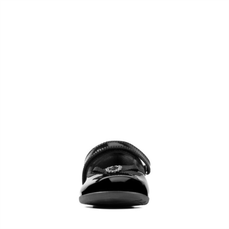Charol Negro Clarks Scala Spark Niño Charol Negro