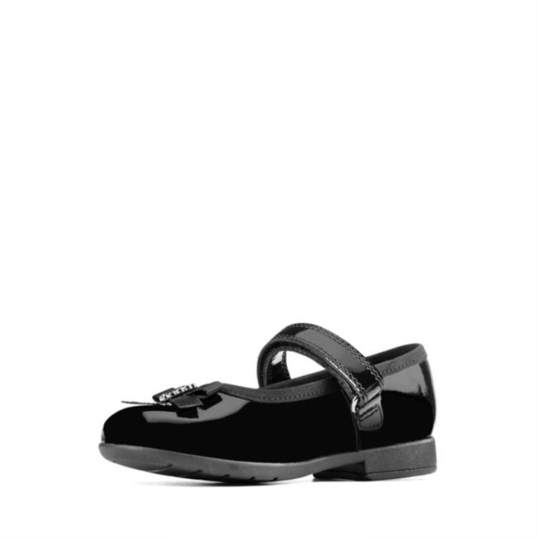 Charol Negro Clarks Scala Spark Niño Charol Negro