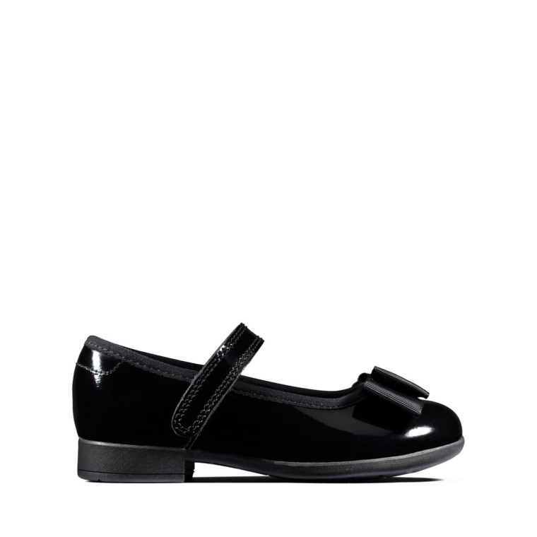 Charol Negro Clarks Scala Tap Niño Charol Negro