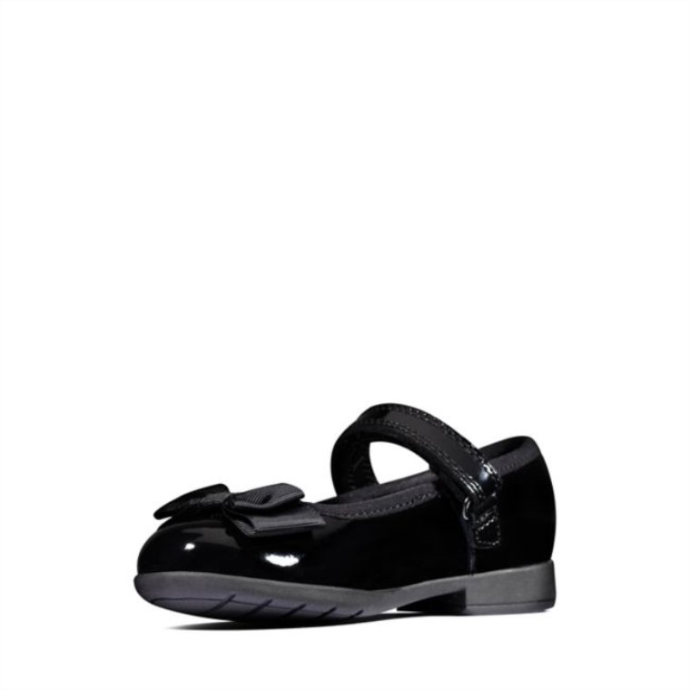 Charol Negro Clarks Scala Tap Niño Charol Negro