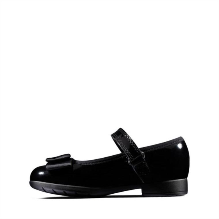 Charol Negro Clarks Scala Tap Niño Charol Negro
