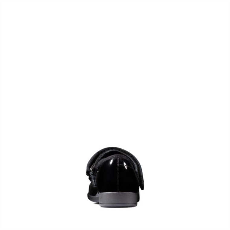 Charol Negro Clarks Scala Tap Niño Charol Negro