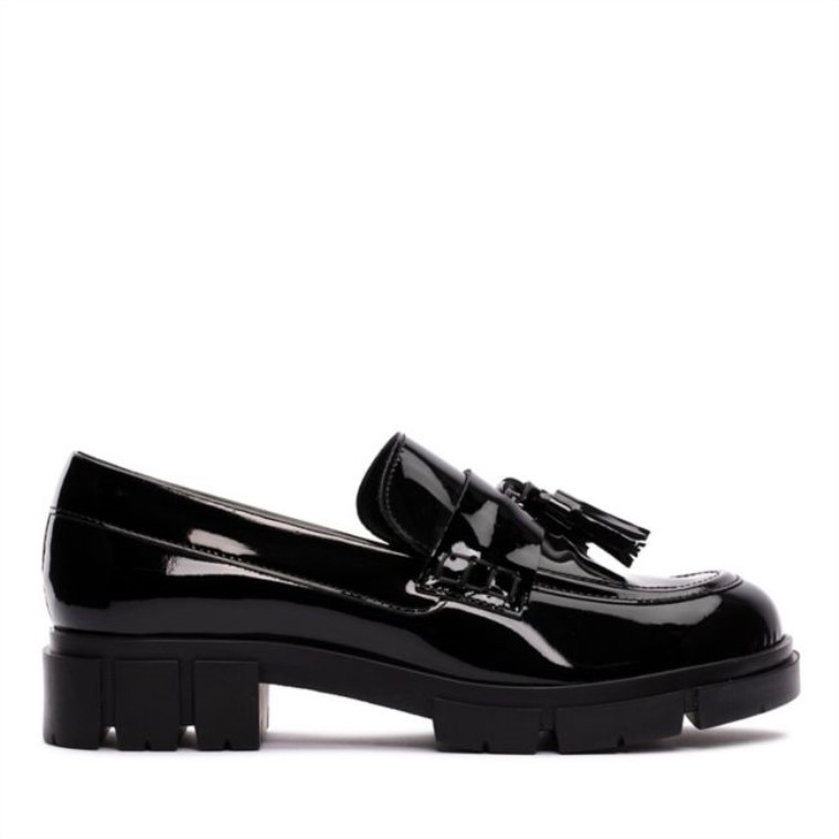 Charol Negro Mocasines Clarks Teala Charol Negro