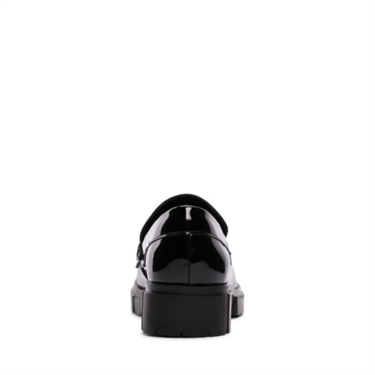 Charol Negro Mocasines Clarks Teala Charol Negro