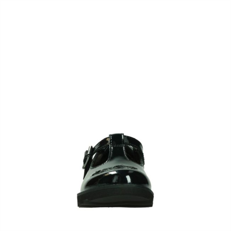 Charol Negro Corona Deseo Niño Charol Negro Clarks