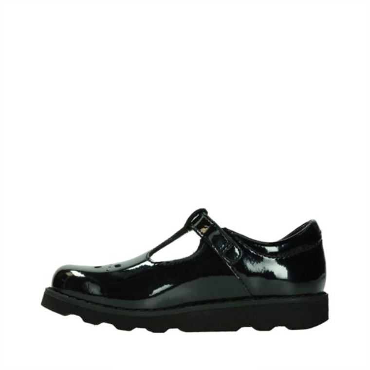 Charol Negro Corona Deseo Niño Charol Negro Clarks