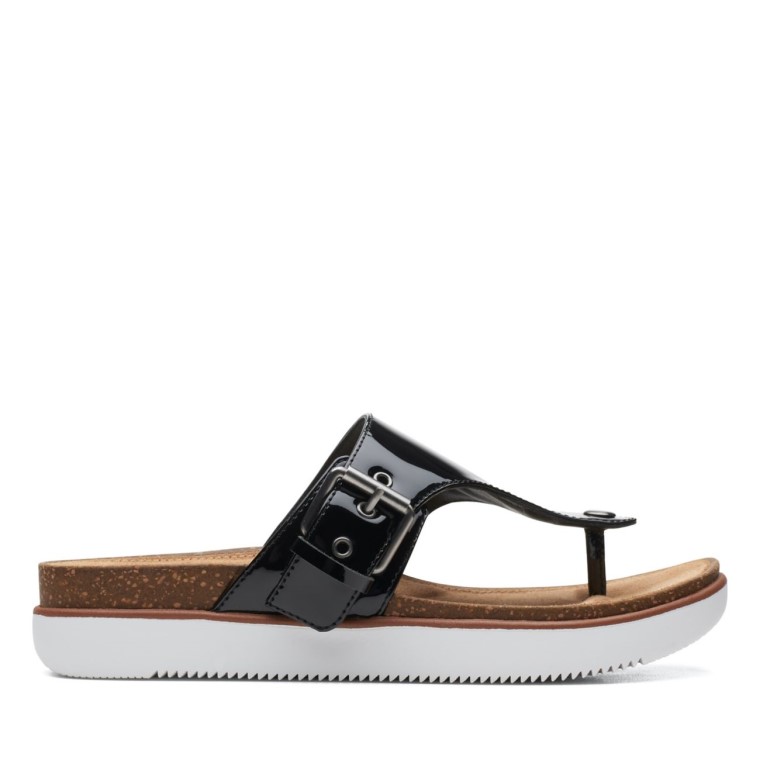Charol Negro Clarks Elayne Step Charol Negro
