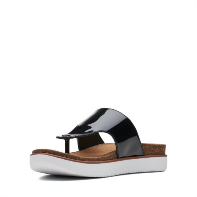 Charol Negro Clarks Elayne Step Charol Negro
