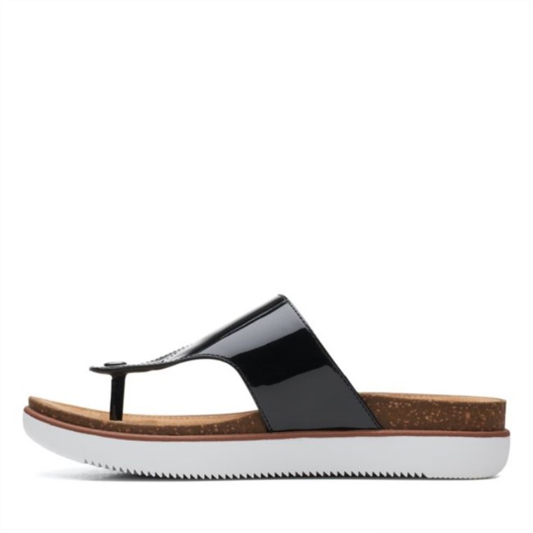Charol Negro Clarks Elayne Step Charol Negro