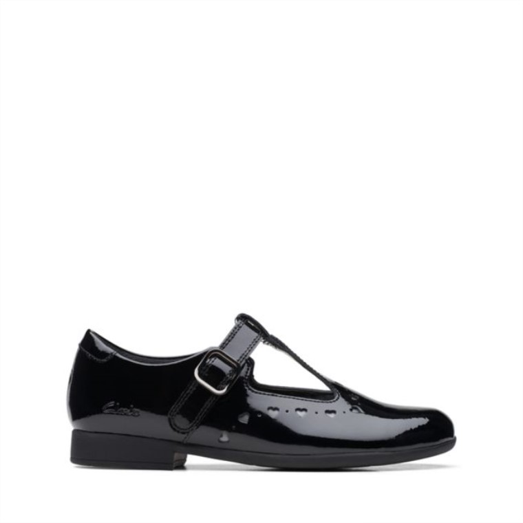 Vestido Scala De Charol Negro Mayores Charol Negro Clarks