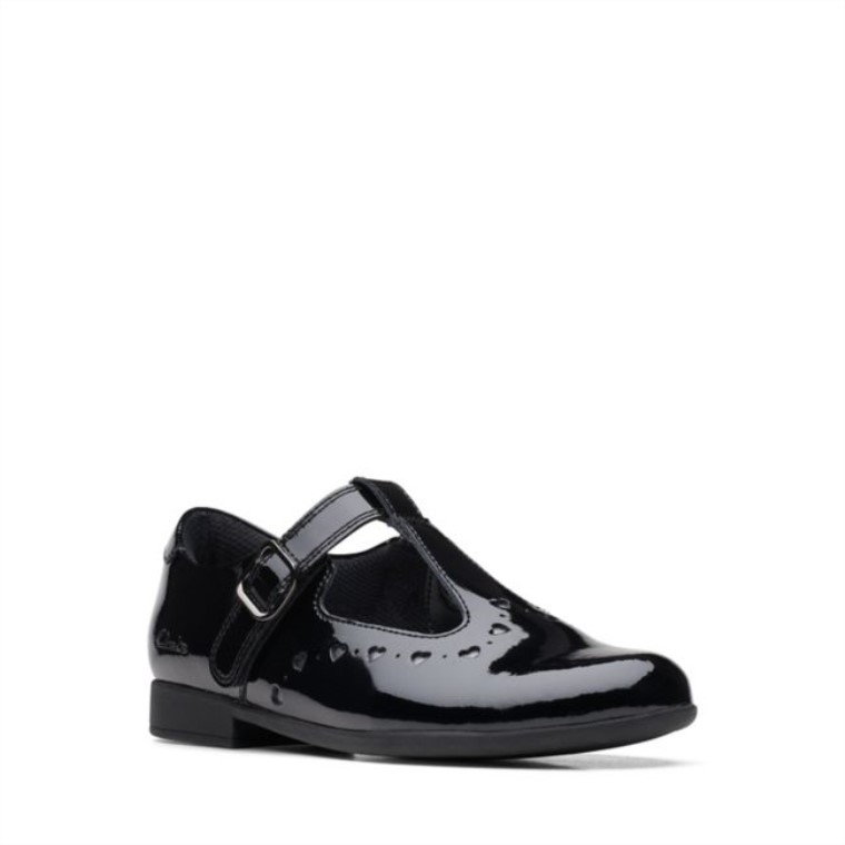 Vestido Scala De Charol Negro Mayores Charol Negro Clarks