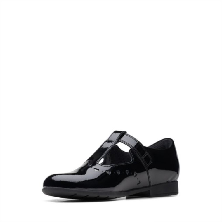 Vestido Scala De Charol Negro Mayores Charol Negro Clarks