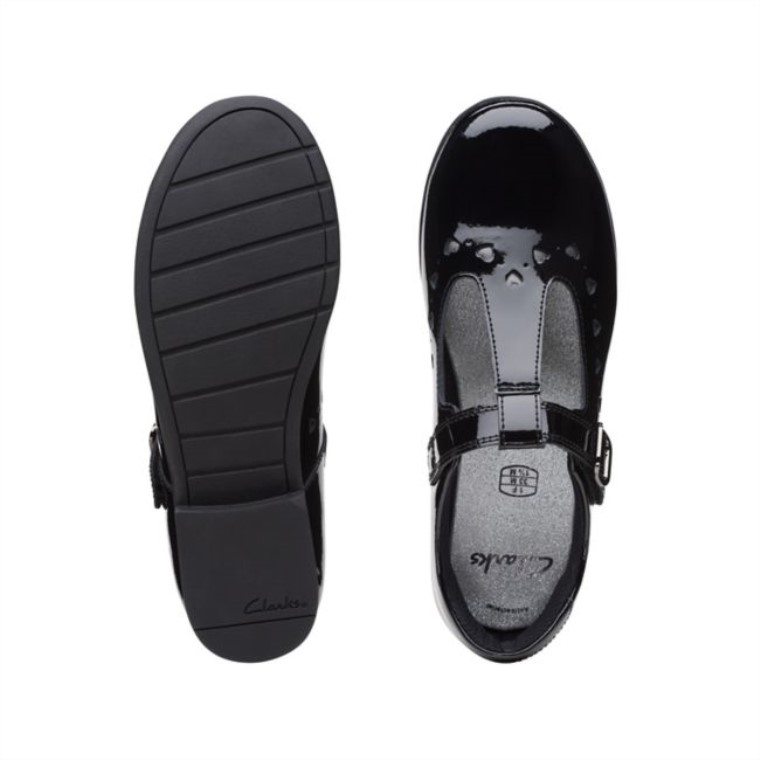 Vestido Scala De Charol Negro Mayores Charol Negro Clarks