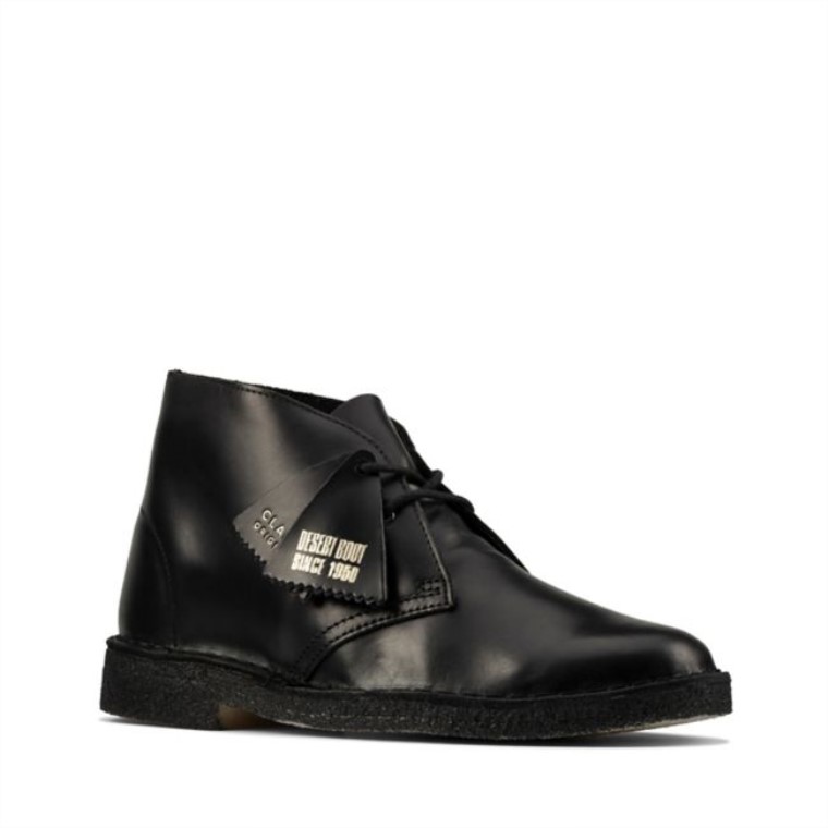 Botas Safari Negras Pulidas Clarks Negras Pulidas