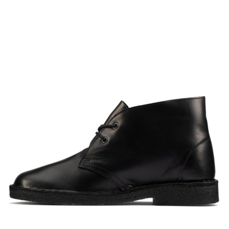 Botas Safari Negras Pulidas Clarks Negras Pulidas