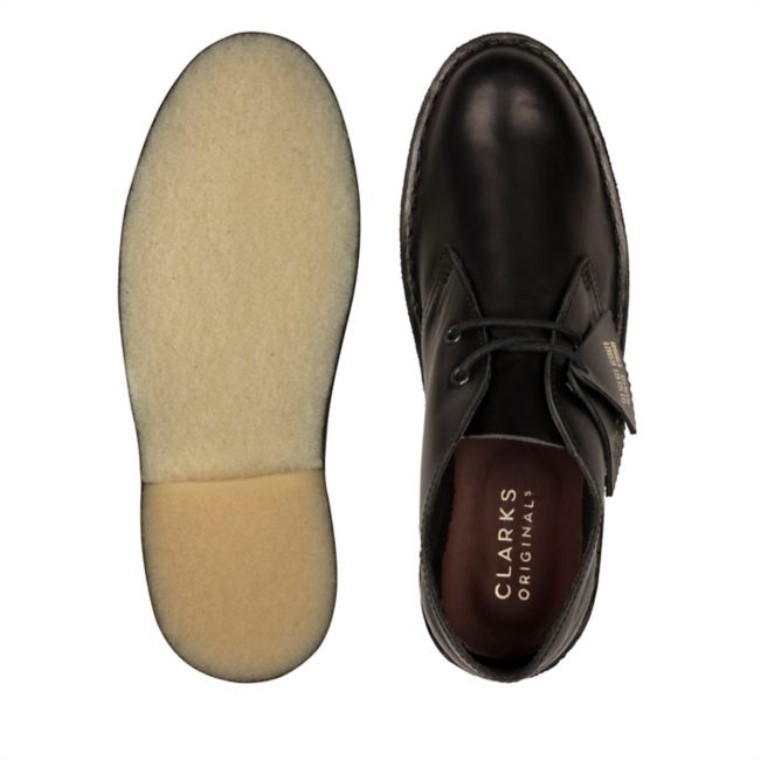 Botas Safari Negras Pulidas Clarks Negras Pulidas