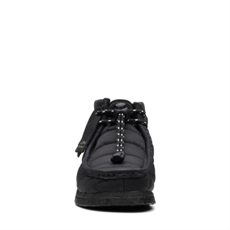Clarks Wallabee Black Padded Bota Acolchada Negra