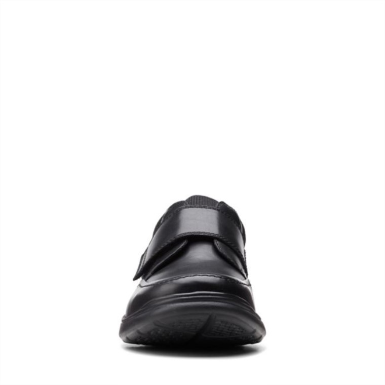 Correa Clarks Cotrell De Piel Lisa Negra Piel Lisa Negra