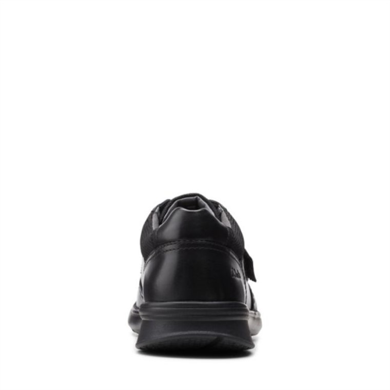 Correa Clarks Cotrell De Piel Lisa Negra Piel Lisa Negra