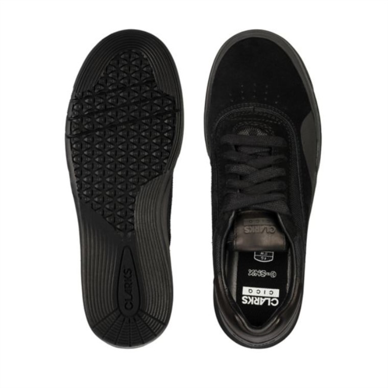 Ante Negro Clarks Cica Juvenil Ante Negro