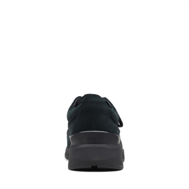 Gamuza Negra Clarks Tejido Ligero Costa Gamuza Negra