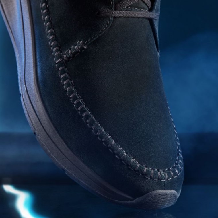 Gamuza Negra Clarks Tejido Ligero Costa Gamuza Negra